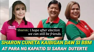 Sharon Cuneta inalala ang Friendship nila ni BBM at si Sarah Duterte na para nadaw niyang kapatid