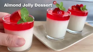 Almond Jelly - Desserts idea for this holiday season [Light & Refreshing]