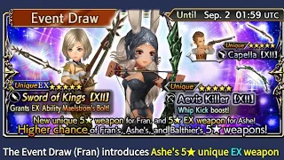 Dissidia Final Fantasy Opera Omnia Global - Fran Event & Ashe EX Banner & Fran Alternate Costume