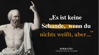 Die weisesten Zitate von Sokrates, die uns eine Menge über uns selbst verraten.