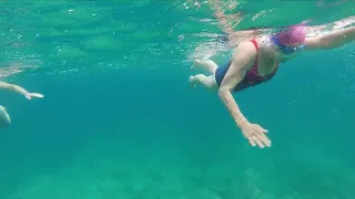 Greater buoyancy for sea (ocean) swimming in Montenegro