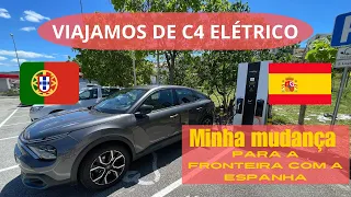 Até a divisa de Portugal x Espanha de carro elétrico