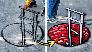 Fantastische Straßenkunst, die Sie verblüffen wird