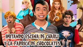 Imitando escena de Charli y la Fabrica de Chocolate | #Shorts @AmiRodrigueZZ