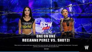 WWE 2K24 ROXANNE PEREZ VS SHOTZI EXTREME RULES MATCH!!