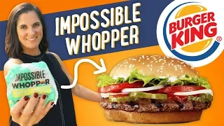 Impossible Whopper Taste Test | Burger King’s New Impossible Burger | Mom’s Review