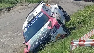 Rally  Alba Regione Piemonte 2024 crash