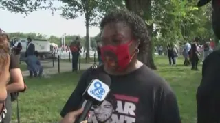 Oscar Grant's mom attends the 2020 March on Washington to honor the life of her son