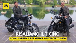 Risaliamo il Ticino in sella alle Royal Enfield Super Meteor 650 e Interceptor 650