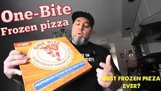 Pizza review: BARSTOOL ONE-BITE FROZEN PIZZA.