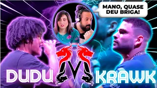 😱MANO... QUASE DEU BRIGA! MÚSICOS REAGINDO | "DUDU VS KRAWK" | MAR DE MONSTROS | REACT/ANÁLISE