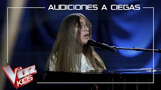 Aroa Salaño canta 'Stone cold' | Audiciones a ciegas | La Voz Kids Antena 3 2022