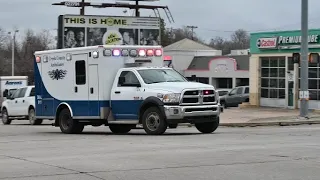 Creek County Ambulance Unit 44 Responding