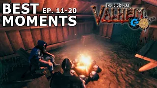Best Moments Compilation | Two Idiots Play Valheim (Ep. 11-20)