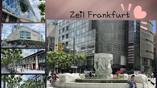 4k|Walking tour| Zeil Frankfurt