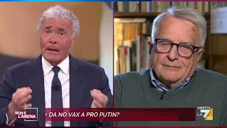 Giletti sbotta contro Alberto Contri: "Sta parlando da 10 minuti, giocare sulla morte non mi piace!"