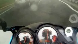 ZZR250  running in each gear at 100km/h