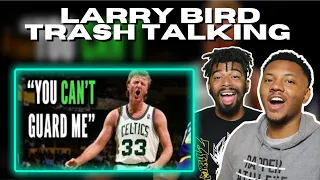 Larry Bird Trash Talking | REACTION!