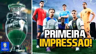 JOGANDO A EUROCOPA PELA PRIMEIRA VEZ! (Será que deu bom?🤔​) - EA SPORTS FC 24