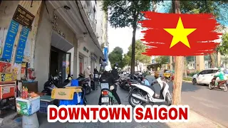 Vietnam Travel | Walking Tour Through Saigon City Center | Downtown Ho Chi Minh City Walk