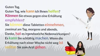 GERMAN CONVERSATION/ Deutsch lernen mit Dialogen / A1-A2-B1 .#german #Dialogen #deutschkurs