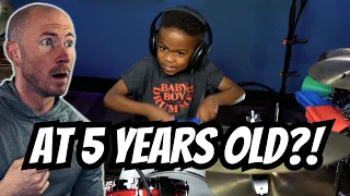 Drummer Reacts To - 5 Year Old Drummer Plays All-Time Classic Earth, Wind & Fire FIRST TIME HEARING