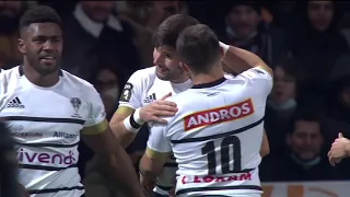 TOP 14 - Essai de Joris JURAND (CAB) - Stade Toulousain - CA Brive - J11 - Saison 2021/2022