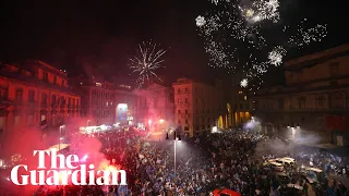 Naples erupts as local club wins first Scudetto in 33 years