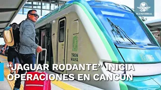 Así es el Tren Maya que va de Cancún a Playa del Carmen