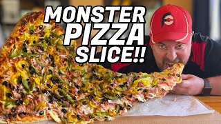 World's Biggest Slice of Pizza Challenge (Undefeated)