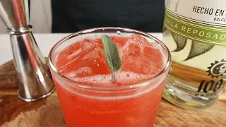 STRAWBERRY SAGE MARGARITA - Tequila time!!