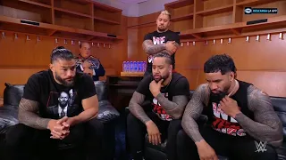 Roman Reigns habla con The Usos en Backstage - WWE Raw 20/03/2023 (En Español)