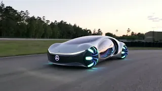 Futuristic Mercedes Drives Sideways - AVTR 2020 New