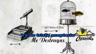 No Me Destruyas -  Zoe Karaoke