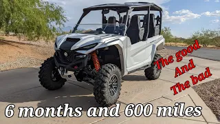 Yamaha RMax 1000 - 600 mile 6 month review! The truth about owning one.
