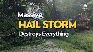 All Hail Breaks Loose | Massive Hail Storm Destroys Everything in its Path