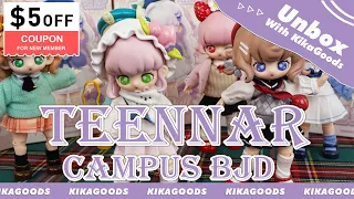 Unbox with KikaGoods | Teennar Campus BJD Blind Box