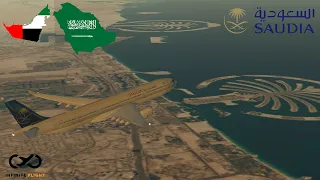 Infinite Flight GLOBAL: Dubai (DXB) to Jeddah (JED) | Saudia Airlines | Airbus A330-300