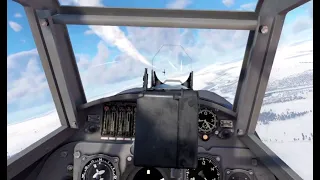 Бой на Мессершмитт Bf 109 Густав 6 в СБ режиме в War Thunder, VR.