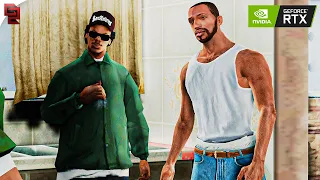 GTA SA: 'Cleaning the Hood' Mission on RTX™ 3090 - [4k] Ultra Graphics Remastered Mod Gameplay