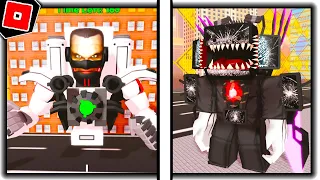 How to get ZOMBIE TITAN TV MAN + ZOMBIE WORLD G-MAN MORPHS in BATHROOM ATTACK - Roblox