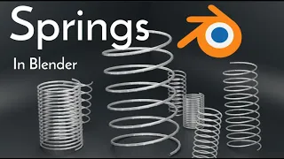 How to make a spring in Blender 2.8