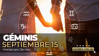 😲 BUENAS NOTICIAS PARA TI 😄💚 Horóscopo de hoy GÉMINIS  15 DE SEPTIEMBRE 2021 👩‍❤️‍👨  CARTAS DE TAROT