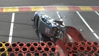 Seat leon Eurocup crash 600km de Spa francorchamps 05 09 2014