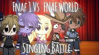 Fnaf 1 Vs Fnaf World [ Singing Battle ]