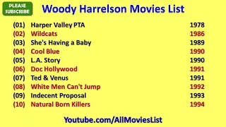 Woody Harrelson Movies List