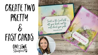 Making Two Pretty and Easy Stampin’ Up! Cards with the You Are Beautiful Stamp Set