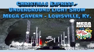 Christmas Express 2019! Lights Under Louisville MEGA Cavern Christmas lights display tram tour