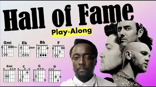 Hall Of Fame (The Script ft. will.i.am) EASY Guitar/Lyric Play-Along