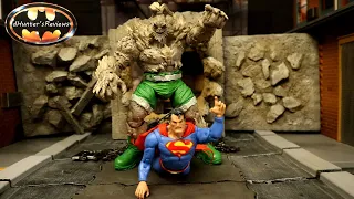 McFarlane DC Multiverse Superman vs Doomsday SDCC 2 Pack Gold Label Action Figure Review